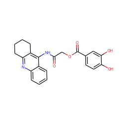 O=C(COC(=O)c1ccc(O)c(O)c1)Nc1c2c(nc3ccccc13)CCCC2 ZINC000653853941