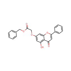 O=C(COc1cc(O)c2c(=O)cc(-c3ccccc3)oc2c1)OCc1ccccc1 ZINC000005999248