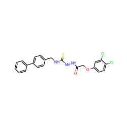 O=C(COc1ccc(Cl)c(Cl)c1)NNC(=S)NCc1ccc(-c2ccccc2)cc1 ZINC000096285278