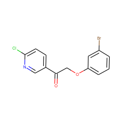 O=C(COc1cccc(Br)c1)c1ccc(Cl)nc1 ZINC000073165679