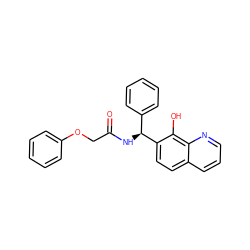 O=C(COc1ccccc1)N[C@@H](c1ccccc1)c1ccc2cccnc2c1O ZINC000040414256