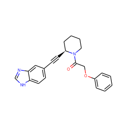 O=C(COc1ccccc1)N1CCCC[C@@H]1C#Cc1ccc2[nH]cnc2c1 ZINC000299859323