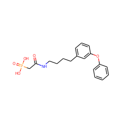 O=C(CP(=O)(O)O)NCCCCc1cccc(Oc2ccccc2)c1 ZINC000040424311