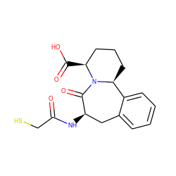 O=C(CS)N[C@@H]1Cc2ccccc2[C@@H]2CCC[C@H](C(=O)O)N2C1=O ZINC000026493047