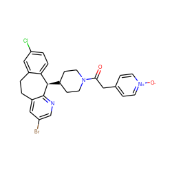 O=C(Cc1cc[n+]([O-])cc1)N1CCC([C@@H]2c3ccc(Cl)cc3CCc3cc(Br)cnc32)CC1 ZINC000001486295