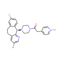 O=C(Cc1cc[n+]([O-])cc1)N1CCN([C@@H]2c3ccc(Cl)cc3CCc3cc(Br)cnc32)CC1 ZINC000026251140