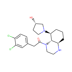 O=C(Cc1ccc(Cl)c(Cl)c1)N1CCN[C@@H]2CCC[C@H](N3CC[C@H](O)C3)[C@H]21 ZINC000299831629