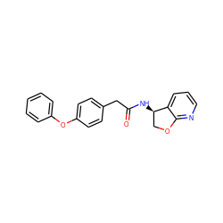 O=C(Cc1ccc(Oc2ccccc2)cc1)N[C@@H]1COc2ncccc21 ZINC000146486447