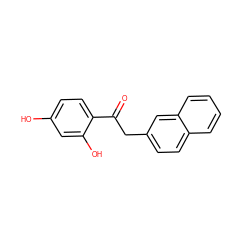 O=C(Cc1ccc2ccccc2c1)c1ccc(O)cc1O ZINC000103246396