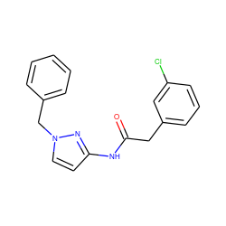 O=C(Cc1cccc(Cl)c1)Nc1ccn(Cc2ccccc2)n1 ZINC000067816487