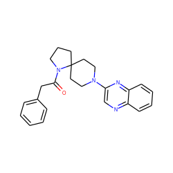 O=C(Cc1ccccc1)N1CCCC12CCN(c1cnc3ccccc3n1)CC2 ZINC000034894368