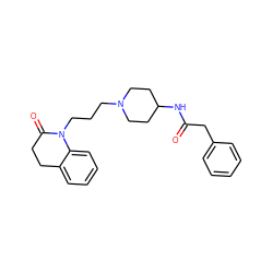 O=C(Cc1ccccc1)NC1CCN(CCCN2C(=O)CCc3ccccc32)CC1 ZINC000043207438