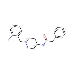 O=C(Cc1ccccc1)NC1CCN(Cc2ccccc2I)CC1 ZINC000013470612