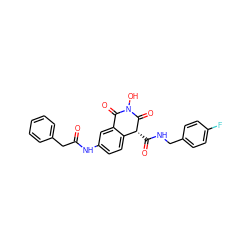 O=C(Cc1ccccc1)Nc1ccc2c(c1)C(=O)N(O)C(=O)[C@@H]2C(=O)NCc1ccc(F)cc1 ZINC000169349198