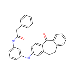 O=C(Cc1ccccc1)Nc1cccc(Nc2ccc3c(c2)CCc2ccccc2C3=O)c1 ZINC000095579206