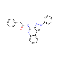 O=C(Cc1ccccc1)Nc1nc2ccccc2c2cn(-c3ccccc3)nc12 ZINC000013672253