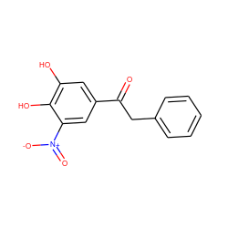 O=C(Cc1ccccc1)c1cc(O)c(O)c([N+](=O)[O-])c1 ZINC000000008750