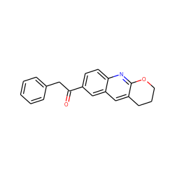 O=C(Cc1ccccc1)c1ccc2nc3c(cc2c1)CCCO3 ZINC000003817902