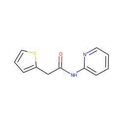 O=C(Cc1cccs1)Nc1ccccn1 ZINC000000363075