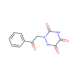 O=C(Cn1[nH]c(=O)c(=O)[nH]c1=O)c1ccccc1 ZINC000143727245