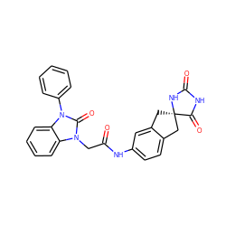 O=C(Cn1c(=O)n(-c2ccccc2)c2ccccc21)Nc1ccc2c(c1)C[C@]1(C2)NC(=O)NC1=O ZINC000036177968