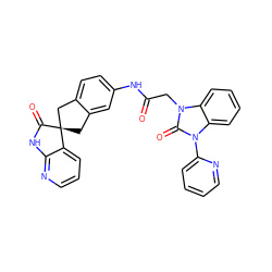 O=C(Cn1c(=O)n(-c2ccccn2)c2ccccc21)Nc1ccc2c(c1)C[C@]1(C2)C(=O)Nc2ncccc21 ZINC000035821891