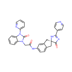 O=C(Cn1c(=O)n(-c2ccccn2)c2ccccc21)Nc1ccc2c(c1)C[C@]1(C2)NC(c2ccncc2)=NC1=O ZINC000096175866