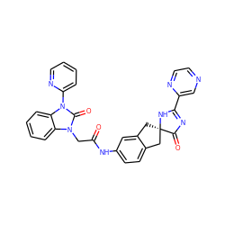 O=C(Cn1c(=O)n(-c2ccccn2)c2ccccc21)Nc1ccc2c(c1)C[C@]1(C2)NC(c2cnccn2)=NC1=O ZINC000096175862