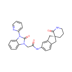 O=C(Cn1c(=O)n(-c2ccccn2)c2ccccc21)Nc1ccc2c(c1)C[C@]1(CCCNC1=O)C2 ZINC000040866720