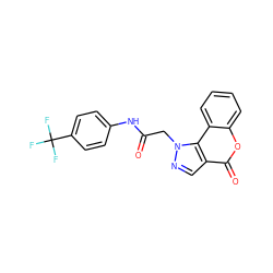 O=C(Cn1ncc2c(=O)oc3ccccc3c21)Nc1ccc(C(F)(F)F)cc1 ZINC000004992536