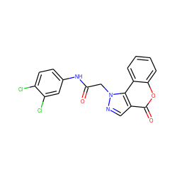 O=C(Cn1ncc2c(=O)oc3ccccc3c21)Nc1ccc(Cl)c(Cl)c1 ZINC000218929628