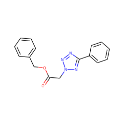 O=C(Cn1nnc(-c2ccccc2)n1)OCc1ccccc1 ZINC000003306879