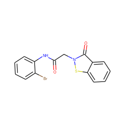 O=C(Cn1sc2ccccc2c1=O)Nc1ccccc1Br ZINC000066148503