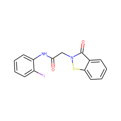 O=C(Cn1sc2ccccc2c1=O)Nc1ccccc1I ZINC000066147716