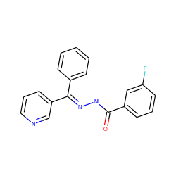 O=C(N/N=C(\c1ccccc1)c1cccnc1)c1cccc(F)c1 ZINC000005946166