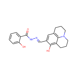 O=C(N/N=C/c1cc2c3c(c1O)CCCN3CCC2)c1ccccc1O ZINC000002408678