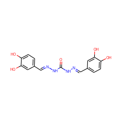 O=C(N/N=C/c1ccc(O)c(O)c1)N/N=C/c1ccc(O)c(O)c1 ZINC000000225604