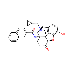 O=C(N[C@@]12CCC(=O)[C@@H]3Oc4c(O)ccc5c4[C@@]31CCN(CC1CC1)[C@@H]2C5)c1ccc2ccccc2c1 ZINC000096906872