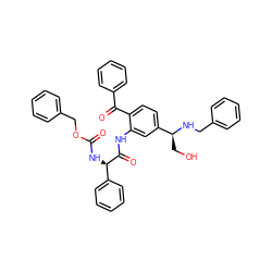 O=C(N[C@@H](C(=O)Nc1cc([C@H](CO)NCc2ccccc2)ccc1C(=O)c1ccccc1)c1ccccc1)OCc1ccccc1 ZINC000095593275