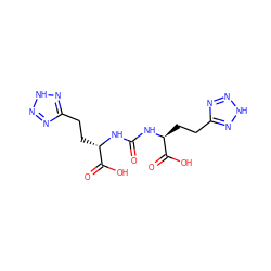 O=C(N[C@@H](CCc1nn[nH]n1)C(=O)O)N[C@@H](CCc1nn[nH]n1)C(=O)O ZINC000013559946