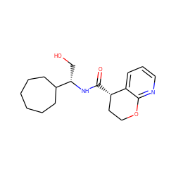 O=C(N[C@@H](CO)C1CCCCCC1)[C@H]1CCOc2ncccc21 ZINC000205621867