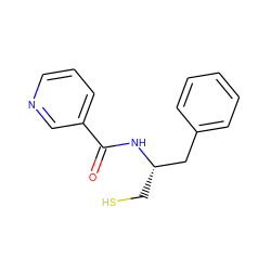 O=C(N[C@@H](CS)Cc1ccccc1)c1cccnc1 ZINC000027657883