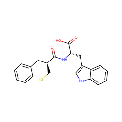 O=C(N[C@@H](Cc1c[nH]c2ccccc12)C(=O)O)[C@@H](CS)Cc1ccccc1 ZINC000003821418
