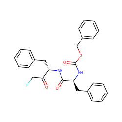 O=C(N[C@@H](Cc1ccccc1)C(=O)N[C@@H](Cc1ccccc1)C(=O)CF)OCc1ccccc1 ZINC000025667985