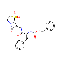 O=C(N[C@@H](Cc1ccccc1)C(=O)N[C@@H]1C(=O)N2CCS(=O)(=O)[C@@H]12)OCc1ccccc1 ZINC000003940139