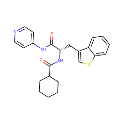 O=C(N[C@@H](Cc1csc2ccccc12)C(=O)Nc1ccncc1)C1CCCCC1 ZINC000096931555