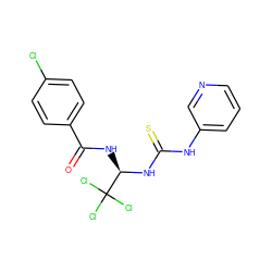 O=C(N[C@@H](NC(=S)Nc1cccnc1)C(Cl)(Cl)Cl)c1ccc(Cl)cc1 ZINC000013588815