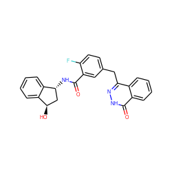 O=C(N[C@@H]1C[C@@H](O)c2ccccc21)c1cc(Cc2n[nH]c(=O)c3ccccc23)ccc1F ZINC000095585148