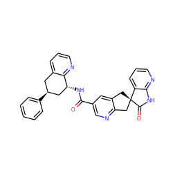 O=C(N[C@@H]1C[C@@H](c2ccccc2)Cc2cccnc21)c1cnc2c(c1)C[C@]1(C2)C(=O)Nc2ncccc21 ZINC001772603880