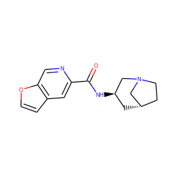 O=C(N[C@@H]1C[C@H]2CCN(C2)C1)c1cc2ccoc2cn1 ZINC000029043114
